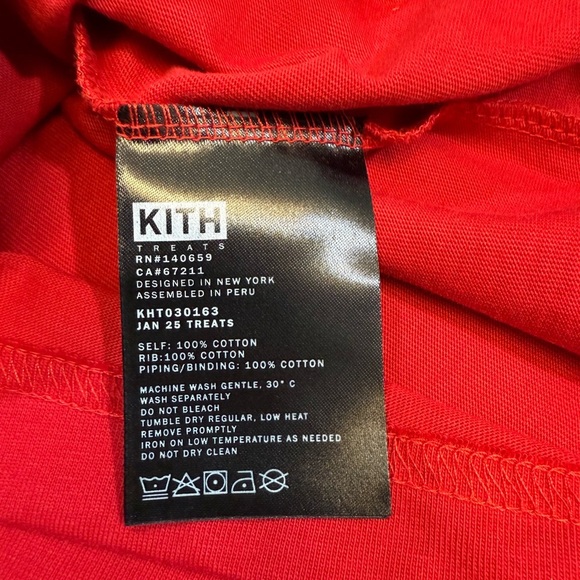 Kith Red Graphic T-Shirt - New XL - Picture 5 of 5